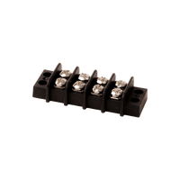 6182 | Terminal block, no. of positions 4, length (in) 2.16, width (in) .88, screw size 6-32, max. wire size 22-14 | DiversiTech