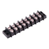 6184 | Terminal block, no. of positions 8, length (in) 3.66, width (in) .88, screw size 6-32, max. wire size 22-14 | DiversiTech