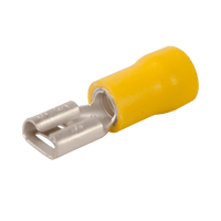 6251LX | Insulated female slip-on, pack of 50, wire range 12-10, tab size .250 | DiversiTech