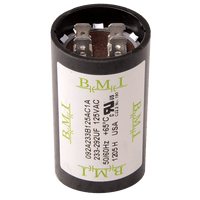 233-292 | Motor start capacitor, 110/125 VAC, 233-292µF, 1.437in.dia x 2.75in.h | DiversiTech