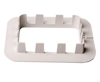 230-WR4 | SpeediChannel 4in. Wall Escutcheon Pack of 10 | DiversiTech