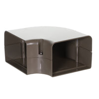 230-FB4B | SpeediChannel 4in. 90 Degree Flat Bend Brown Pack of 10 | DiversiTech