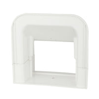 230-SF4W | SpeediChannel 4in. Soffit Fitting White Pack of 10 | DiversiTech