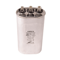 4JJ7545 | Motor run capacitor, 440V, oval, 45+7.5µF | DiversiTech