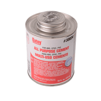 530-30834 | Heavy Bodied Clear Cement, 16 fl oz Pack of 24 | DiversiTech