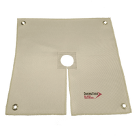 16510 | Heat Resistant Cloth - 18in. x 18in. Keyhole with cutout for draping over pipes/tubes | DiversiTech