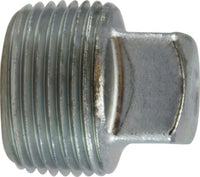 66654 | 3/4 ZINC PLTD SQ HD STEEL PLUG | Midland Metal Mfg.