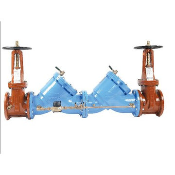 Watts 0387069 Backflow Preventer 6 Inch Cast Iron Double Check 175 Pounds per Square Inch 33 to 140 Degrees Fahrenheit  | Blackhawk Supply