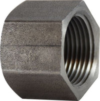 67470 | 1/8 BLACK STEEL HEX CAP, Nipples and Fittings, Black Iron Steel Fittings, Black Hex Cap | Midland Metal Mfg.