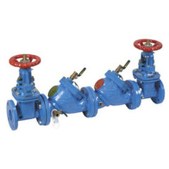 Watts 709LF-4 Backflow Preventer 709 4 Inch Cast Iron Dual Check Less Shut-Off 709LF-4 175 Pounds per Square Inch 33 to 110 Degrees Fahrenheit  | Blackhawk Supply