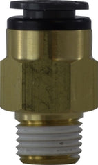 Midland Metal Mfg. 680402C 1/4X1/8 (P-IN X MIP D.O.T. ADPT COMPOSITE), Brass Fittings, DOT Composite Body Push-In, DOT Composite Body Push-In Male Connector  | Blackhawk Supply