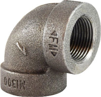 68112 | 4 300 PD GAL MALL ELBOW 90, Nipples and Fittings, Extra Heavy 300# Malleable Iron, Galvanized 90 Degree Elbow | Midland Metal Mfg.