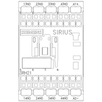 3RH21402XF400LA2 | AUX. RAIL CONTACTOR.4NO.72-125VDC.VAR | Siemens Electrical