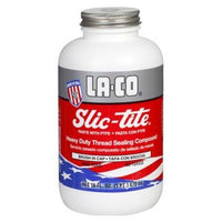 42029 | Thread Sealant Slic-Tite Paste with PTFE 1 Pint Bottle with Brush in Cap White | Laco Industries