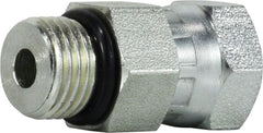 Midland Metal Mfg. 6900O86 3/4-16X3/8 (M ORB X F NPT SWV ST ADPT), Hydraulic, Steel SAE O-Ring Fittings, Male O-Ring Swivel Adapter  | Blackhawk Supply