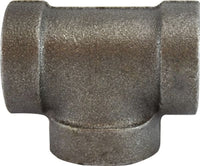 69259 | 2-1/2 300 PD BLK MALL TEE, Nipples and Fittings, Extra Heavy 300# Malleable Iron, Black Tee | Midland Metal Mfg.