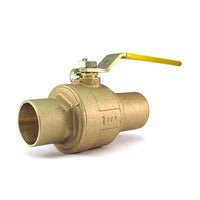 BA450-114 | Ball Valve 11/4 Inch Solder 2 Pieces Full Port Bronze | Milwaukee Valves