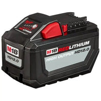 48-11-1812 | Battery Pack M18 Redlithium HD12.0 3.38W x 3.89H x 5.99D Inch | Milwaukee