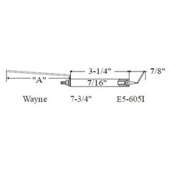 Westwood Products E5-605I-2PK Igniter Set of 2 7/16 x 11-7/8 Inch for Wayne Burners E5-605I  | Blackhawk Supply