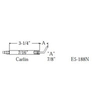 188N | Igniter Set of 2 7/16 x 4-1/8 Inch for Carlin 200 Burners E5-188N | Westwood Products