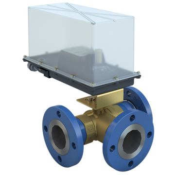 Bray STM250-3-47/D24-210-WS 2.5" | STM Flanged Characterized ball valve | 3way | CV 47 | Damper & Valve actuator | 24 Vac/dc | 210 lb-in | on/off or floating | Non-Spring Return  | Blackhawk Supply
