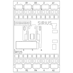 Siemens Electrical 3RT25182AF00 CONTACTOR S00 16A 110VAC 2NO/2NC SPRG  | Blackhawk Supply