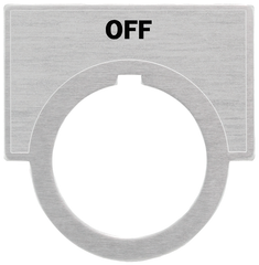 Siemens Electrical 52NL12 ACCESSORY | LEGEND OFF  | Blackhawk Supply