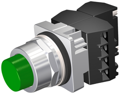 Siemens Electrical 52PM8B3C PUSHBUTTON | MOM | GRN | EXTENDED | 2POS | 3NO-3NC  | Blackhawk Supply