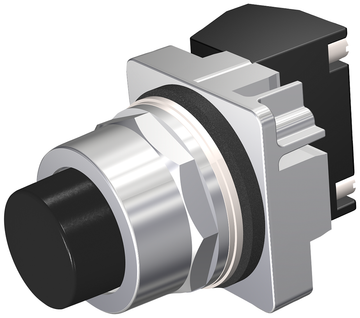 Siemens Electrical 52PM8B1J PUSHBUTTON | MOM | BLK | EXTENDED | 2POS | 1NC  | Blackhawk Supply