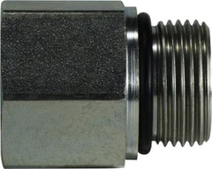 Midland Metal Mfg. 704266 3/8X3/8-19 (F NPT X M BSPP ST ADPT), Hydraulic, Steel BSPP Adapters, Female Adapter BSPP  | Blackhawk Supply