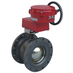 Bray BVMS12-C150-3410/70-1300SVH 2 Way Ball Valve | Flanged | 12 Inch | 120 VAC Modulating Industrial Actuator  | Blackhawk Supply