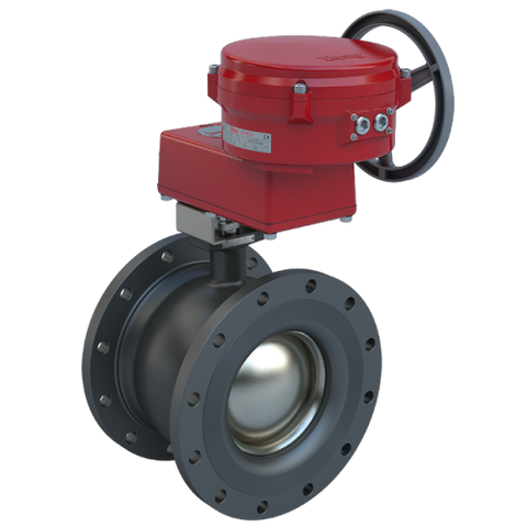 Bray BVMS12-C150-3410/70-1300SV 12" | Flanged segmented ball valve | CS | CV 780 | Normally Open | 120 VAC | modulating | 13000 lb-in | NEMA 4  | Blackhawk Supply