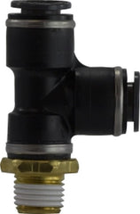 Midland Metal Mfg. 710402SC 1/4X1/8 (P-IN X MIP DOT RUN TEE) COMPOSITE, Brass Fittings, DOT Composite Body Push-In, DOT Composite Body Push-In Male Run Tee  | Blackhawk Supply