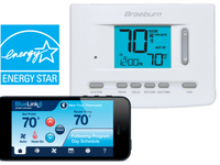 7300 | Universal Smart Wi-Fi Programmable Thermostat 1H / 1C Pack of 3 | Braeburn