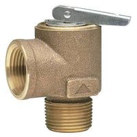 415M1-15-34 | Relief Valve Steam Safety 3/4 Inch MNPT x FNPT Brass 15PSI | Watts