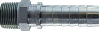 HNC-16-12-SP | 1 BARB X 3-4 NPT STEEL HEX NIPPLE | Midland Metal Mfg.