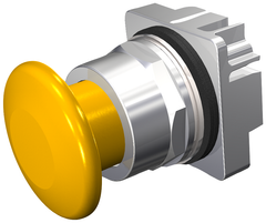 Siemens Electrical 52PM9W4 PUSHBUTTON | MOM | YLW | 1 3/4" PLASTIC | 2POS  | Blackhawk Supply