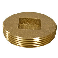 CPC-200 | Cleanout Plug Countersunk Square Head 2 Inch Brass | Matco-Norca