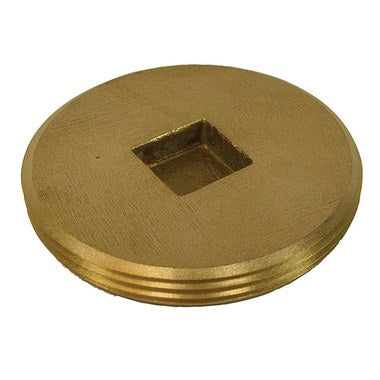 Matco-Norca CPC-300 Cleanout Plug Countersunk Square Head 3 Inch Brass  | Blackhawk Supply