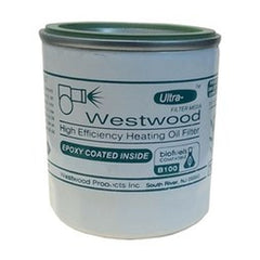 Westwood Products F100-10B Filter Element Replacement High Efficiency Spin-On for B100 Fuel Oil Filtration System  | Blackhawk Supply