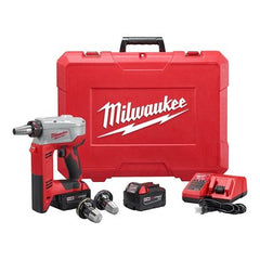 Milwaukee 2632-22XC Expansion Tool Kit ProPEX 5.26W x 11.22H x 9.13D Inch Grease Battery Charger Expansion Heads Carrying Case  | Blackhawk Supply