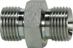 Midland Metal Mfg. 7420108 5/8-14X1/2-14 BSPP HEX NIPPLE, Hydraulic, Steel BSPP Adapters, BSPP Hex Nipple  | Blackhawk Supply