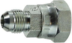 Midland Metal Mfg. 74254 1/4-19 BSPP COUPLING, Hydraulic, Steel BSPP Adapters, JIC to Female BSPP Straight Swivel  | Blackhawk Supply