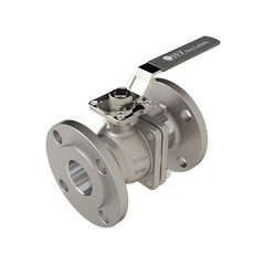 Svf Valves B41D6666ATRF-4 Ball Valve B41D Class 150 ISO 4 Inch Flanged Raised-Face Stainless Steel Full Port Latch Lock PTFE  | Blackhawk Supply