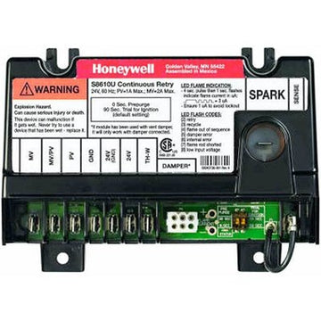 RESIDEO S8610U3009/U Module Universal Intermittent Pilot Ignition 24 VAC Natural Gas or Propane S8610U3009/U  | Blackhawk Supply