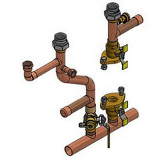 Rinnai 807000213 Pipe Manifold for I Series Heat EZ  | Blackhawk Supply