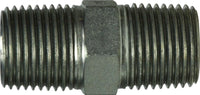 75201010 | 5/8-14 MALE BSPT HEX NIPPLE, Hydraulic, Steel BSPT Adapters, BSPT Hex Nipple | Midland Metal Mfg.