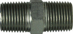 Midland Metal Mfg. 752022 1/8-28 MALE BSPT HEX NIPPLE, Hydraulic, Steel BSPT Adapters, BSPT Hex Nipple  | Blackhawk Supply