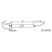 E5-605E-2PK | Igniter Set of 2 1/2 x 7-5/8 Inch for Wayne Burners E5-605E | Westwood Products