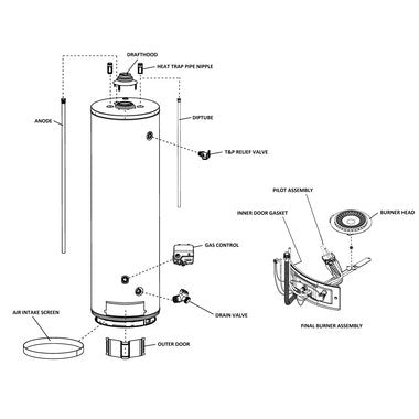 Lochinvar 100314827 Low Water Cut Off Kit Knoble  | Blackhawk Supply